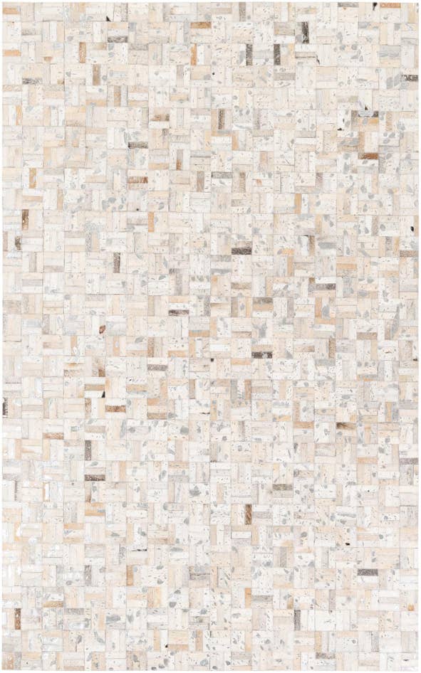 Detail image of 5' x 7' 11 Cowhide Stocks Rug