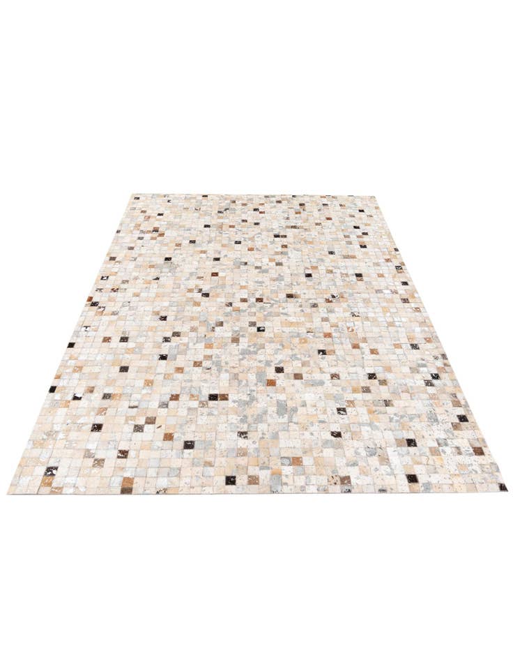 Detail image of 5' 5 x 7' 6 Cowhide Stocks Rug