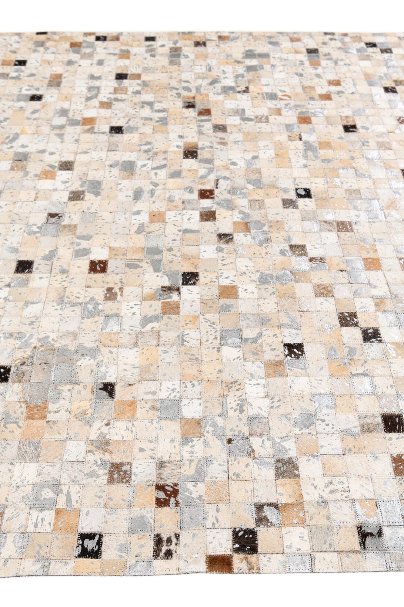 5' 5 x 7' 6 Cowhide Stocks Rug