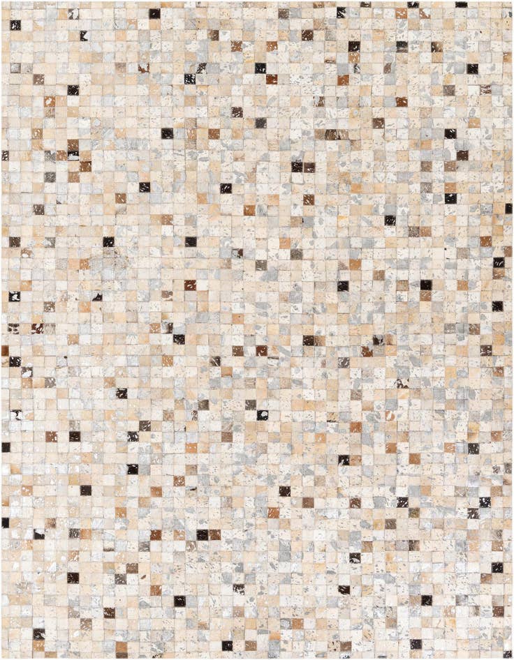 Detail image of 5' 5 x 7' 6 Cowhide Stocks Rug