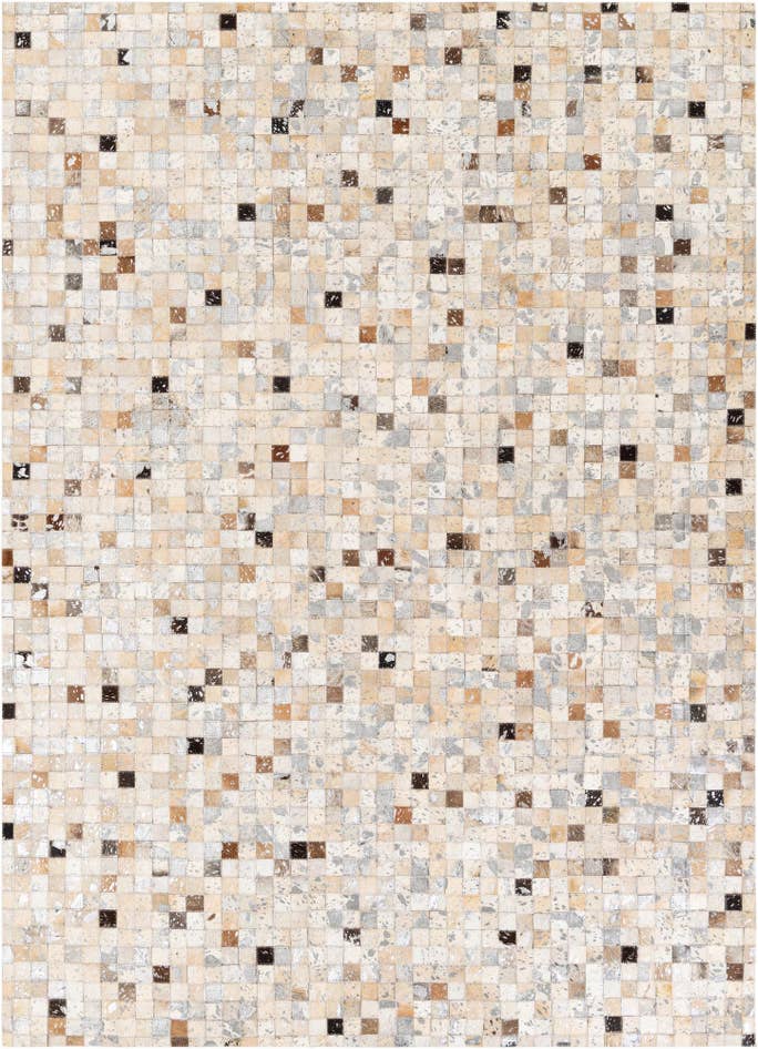 Detail image of 5' 5 x 7' 6 Cowhide Stocks Rug