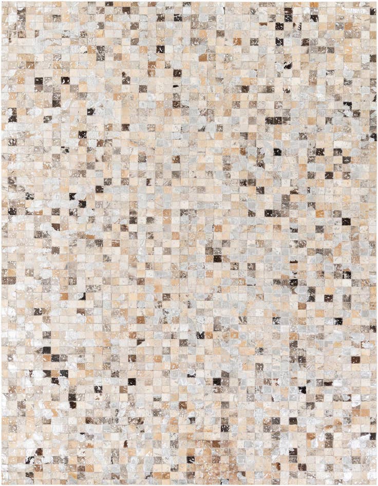 Detail image of 5' 4 x 7' 7 Cowhide Stocks Rug
