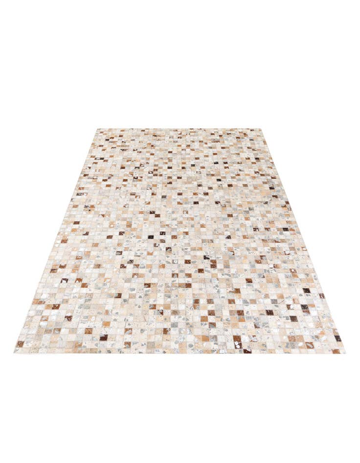 Detail image of 5' x 8' Cowhide Stocks Rug