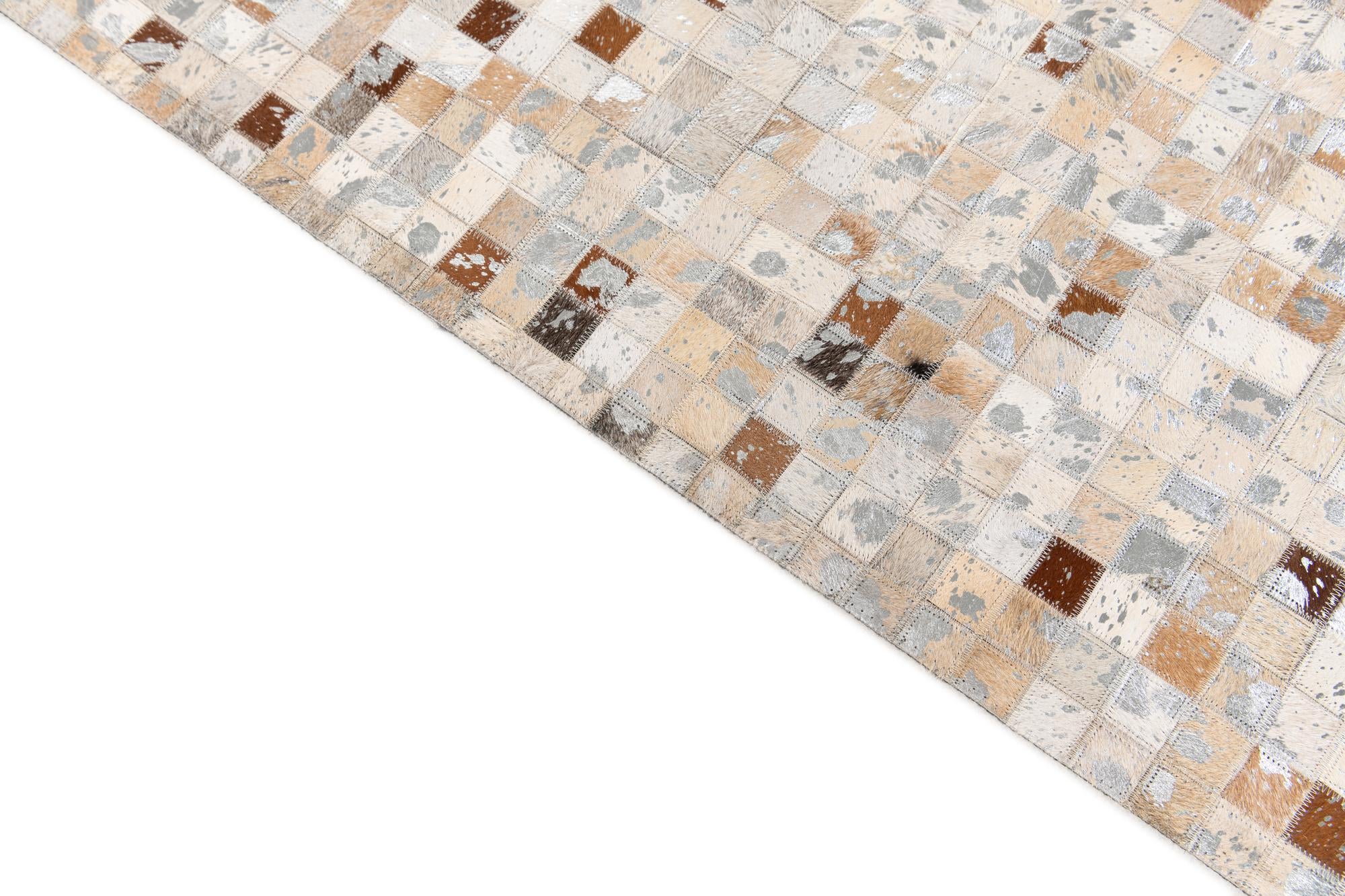 5' x 8' Cowhide Stocks Rug