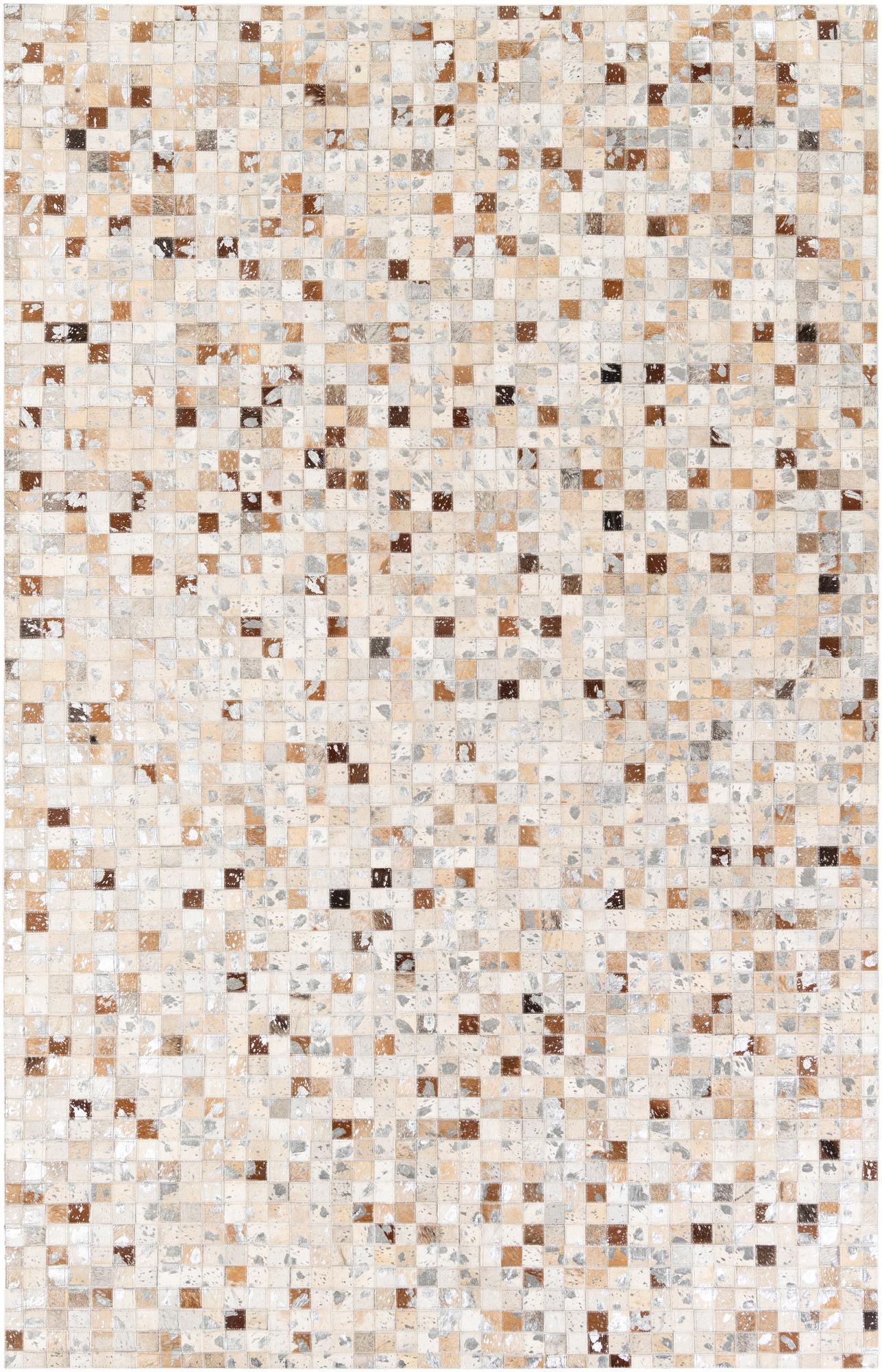 5' x 8' Cowhide Stocks Rug