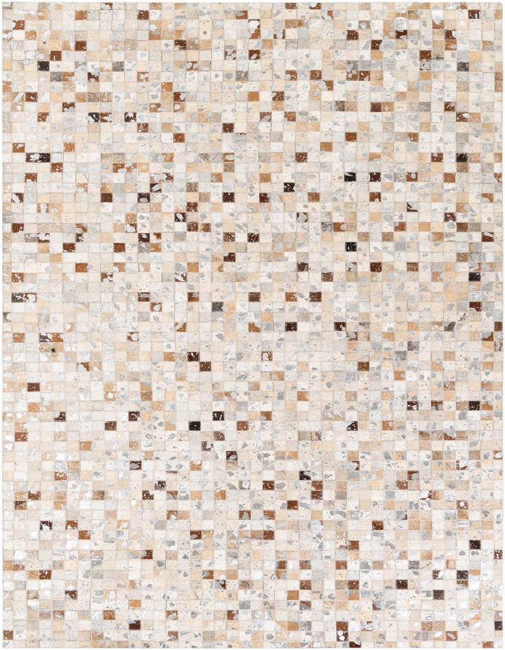 Detail image of 5' x 8' Cowhide Stocks Rug