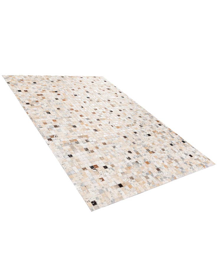 Detail image of 5' 3 x 7' 6 Cowhide Stocks Rug