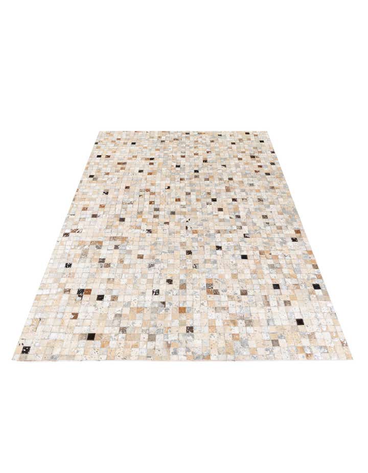 5' 3 x 7' 6 Cowhide Stocks Rug