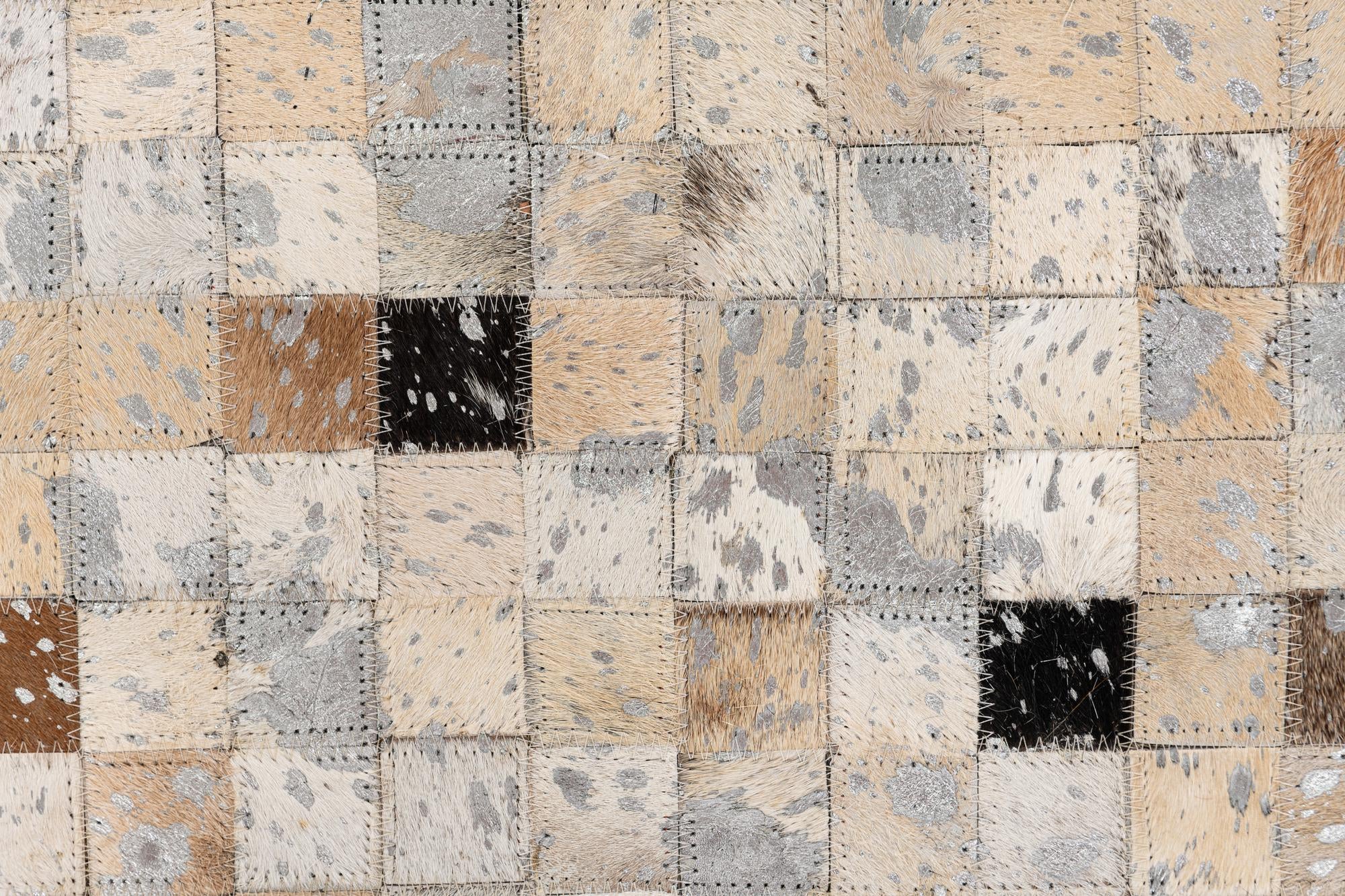 5' 3 x 7' 6 Cowhide Stocks Rug