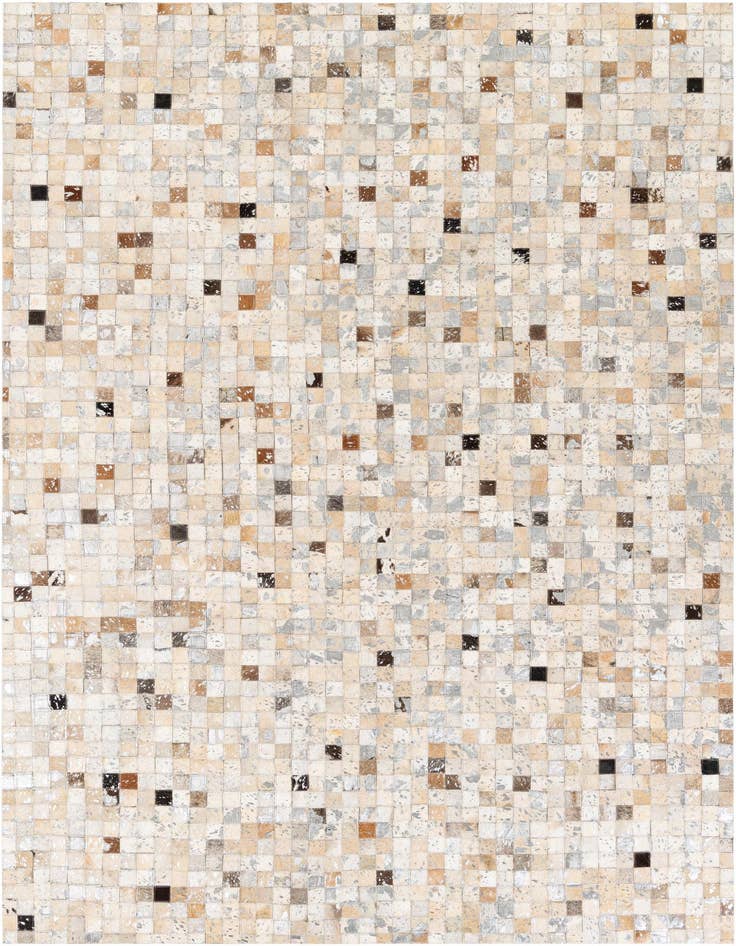 Detail image of 5' 3 x 7' 6 Cowhide Stocks Rug