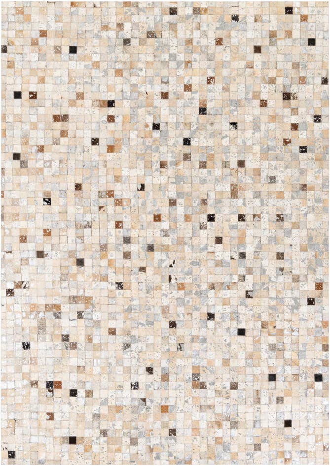 Detail image of 5' 3 x 7' 6 Cowhide Stocks Rug