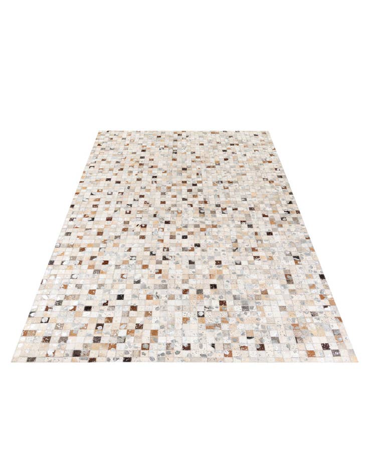 Detail image of 5' 1 x 7' 10 Cowhide Stocks Rug