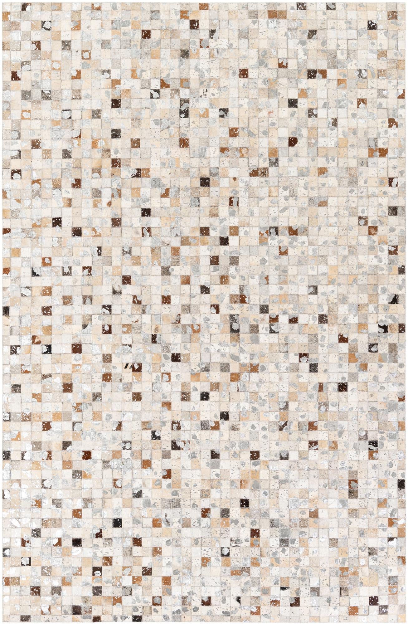 5' 1 x 7' 10 Cowhide Stocks Rug