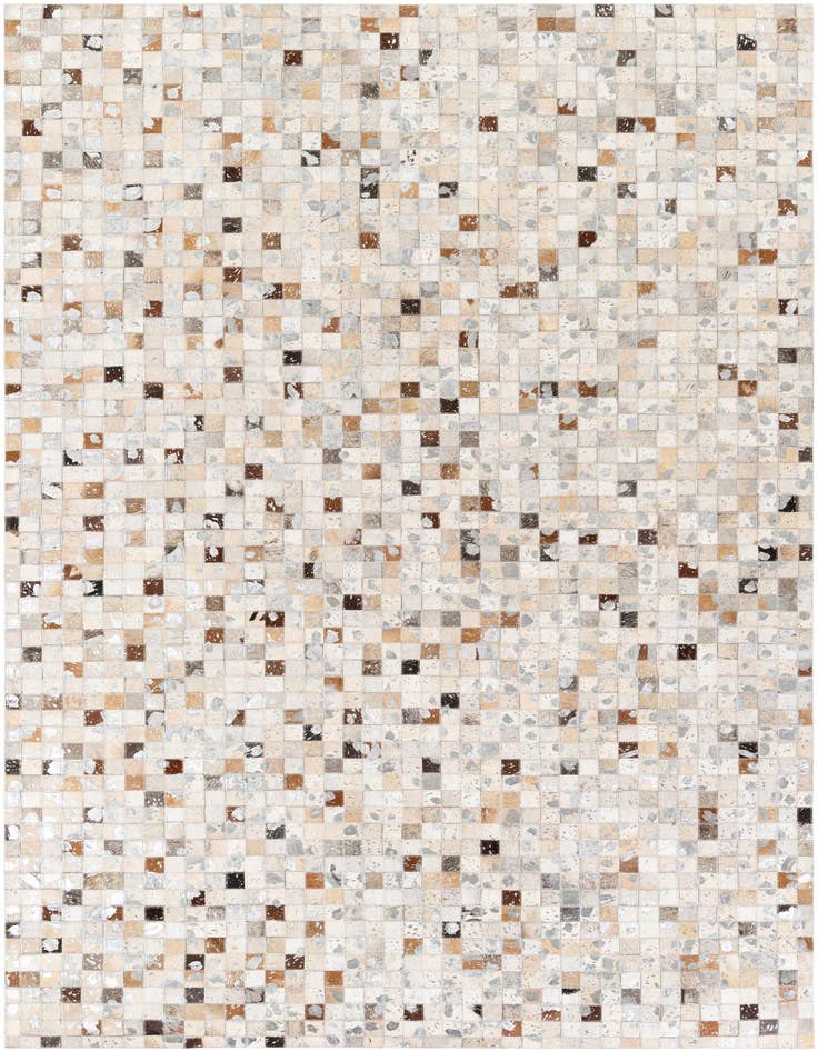 Detail image of 5' 1 x 7' 10 Cowhide Stocks Rug