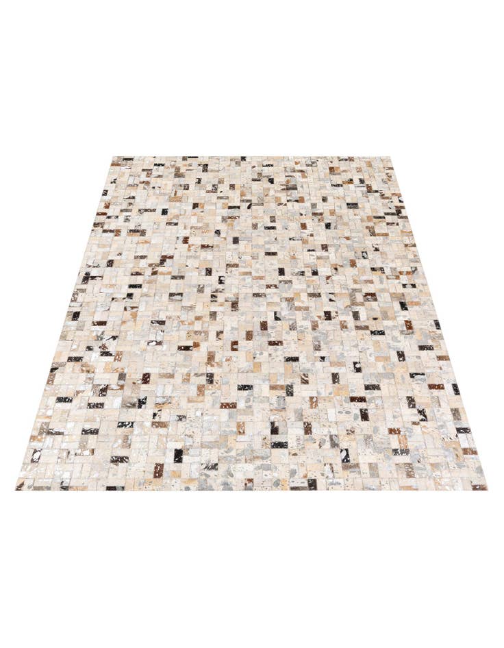 Detail image of 5' 4 x 7' 6 Cowhide Stocks Rug