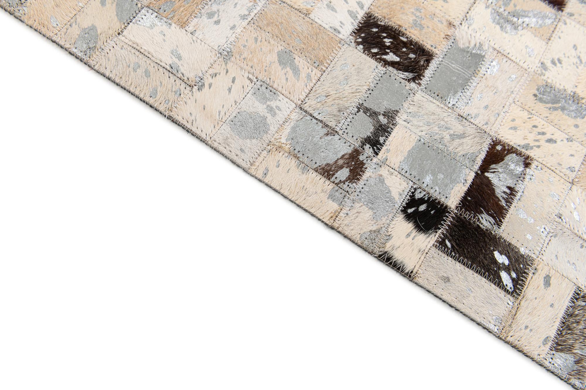 5' 4 x 7' 6 Cowhide Stocks Rug