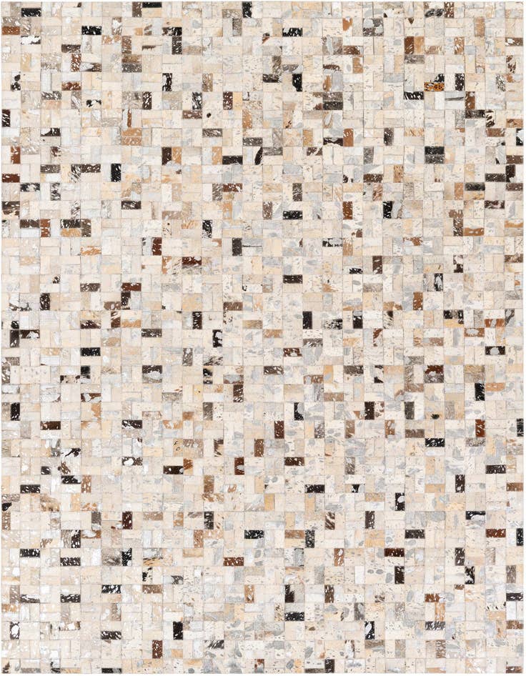 Detail image of 5' 4 x 7' 6 Cowhide Stocks Rug