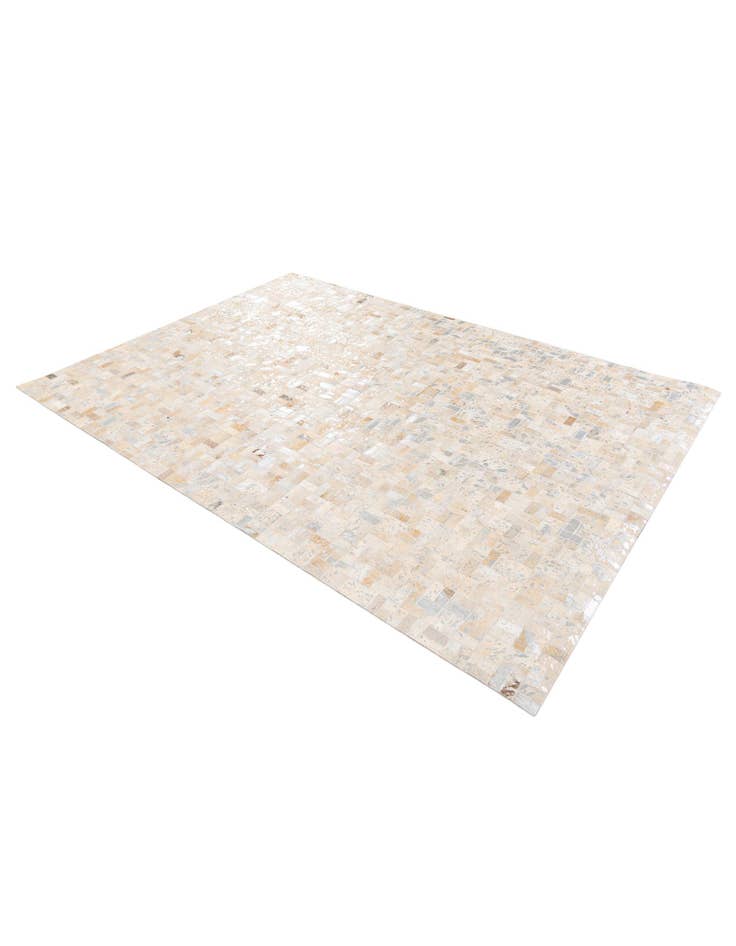 Detail image of 5' 3 x 7' 5 Cowhide Stocks Rug