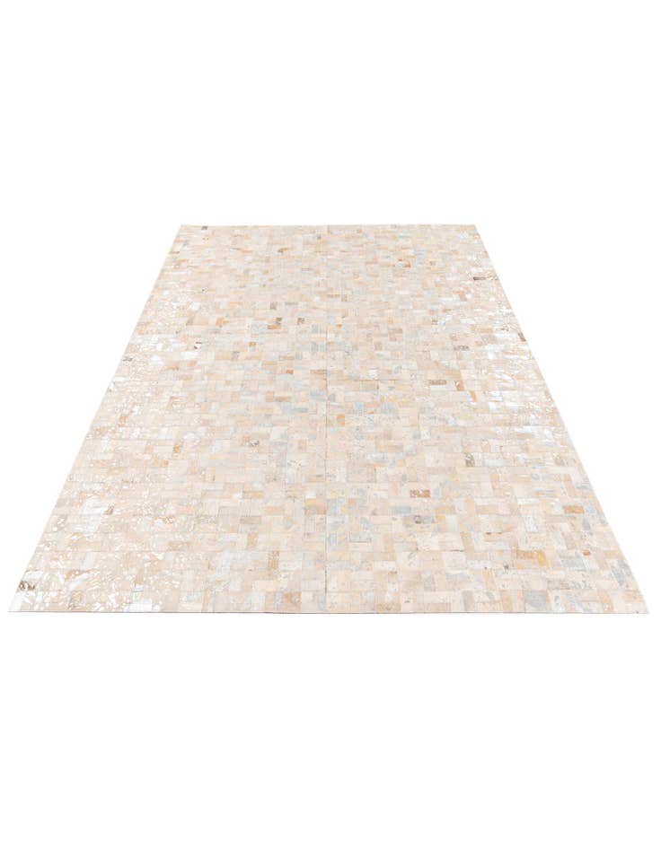 Detail image of 5' 3 x 7' 5 Cowhide Stocks Rug