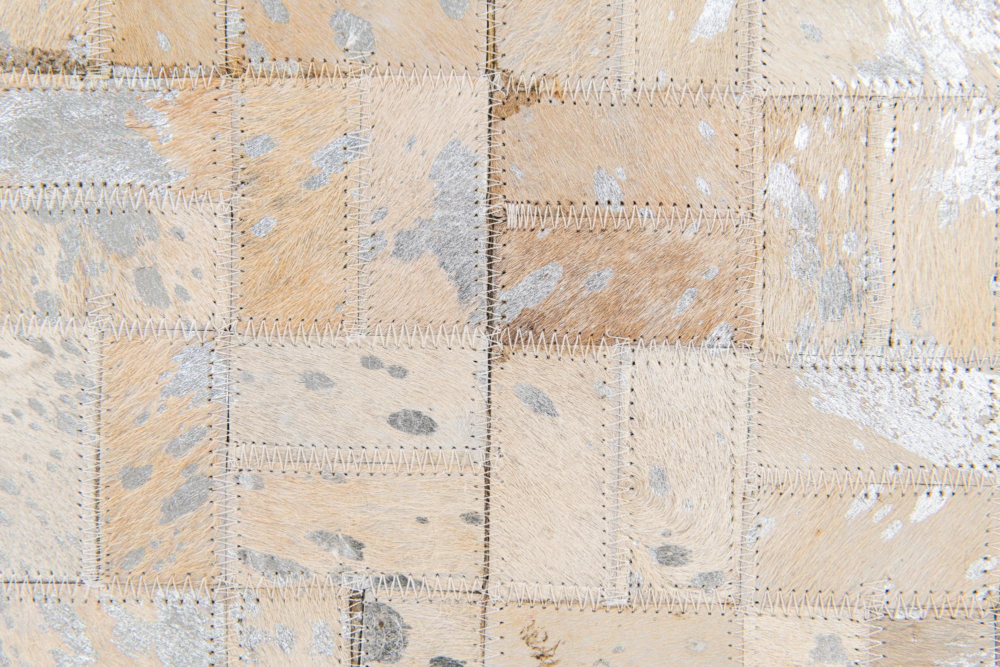 5' 3 x 7' 5 Cowhide Stocks Rug