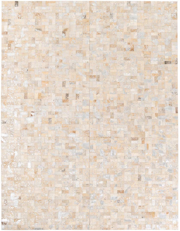 Detail image of 5' 3 x 7' 5 Cowhide Stocks Rug