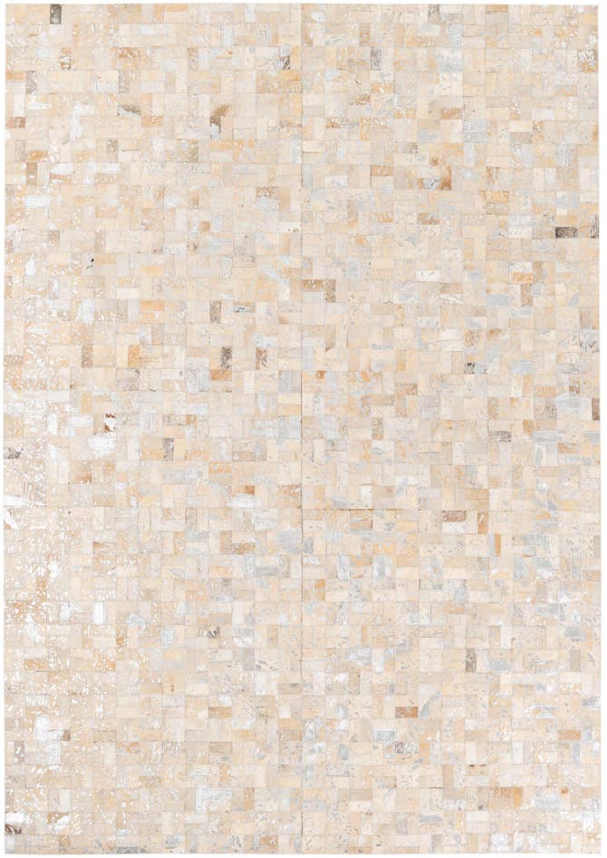 Detail image of 5' 3 x 7' 5 Cowhide Stocks Rug