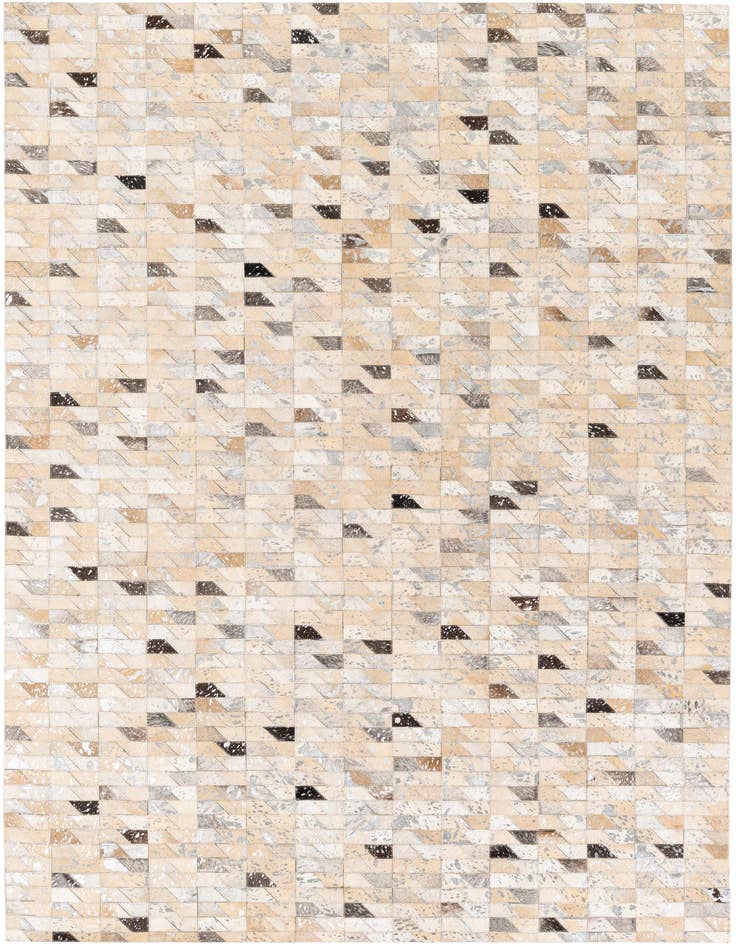 Detail image of 5' 4 x 7' 6 Cowhide Stocks Rug
