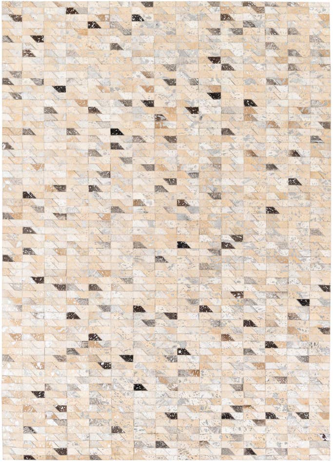 Detail image of 5' 4 x 7' 6 Cowhide Stocks Rug