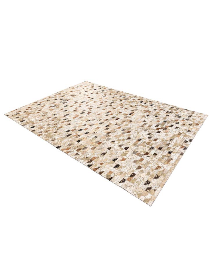 Detail image of 5' 6 x 7' 6 Cowhide Stocks Rug