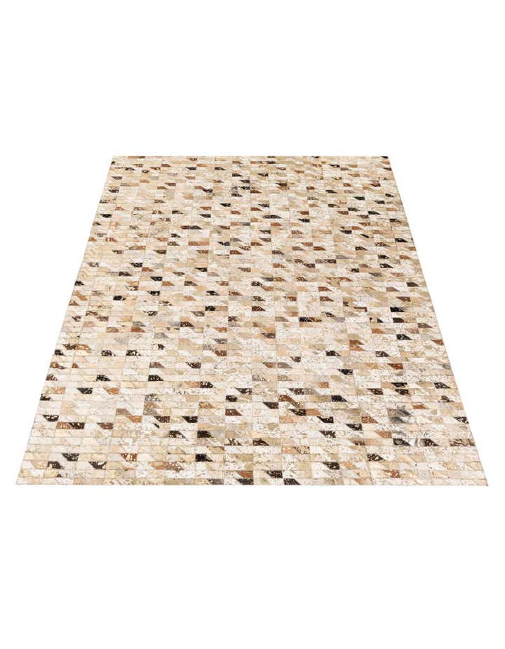 5' 6 x 7' 6 Cowhide Stocks Rug