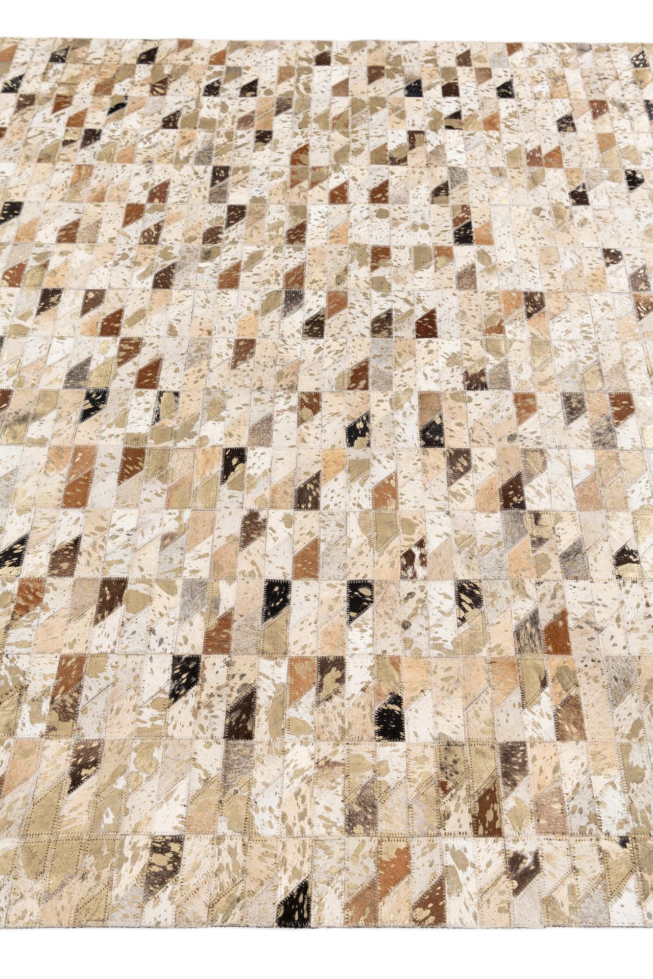 5' 6 x 7' 6 Cowhide Stocks Rug