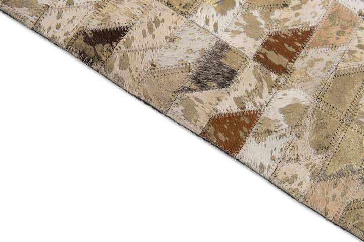 5' 6 x 7' 6 Cowhide Stocks Rug