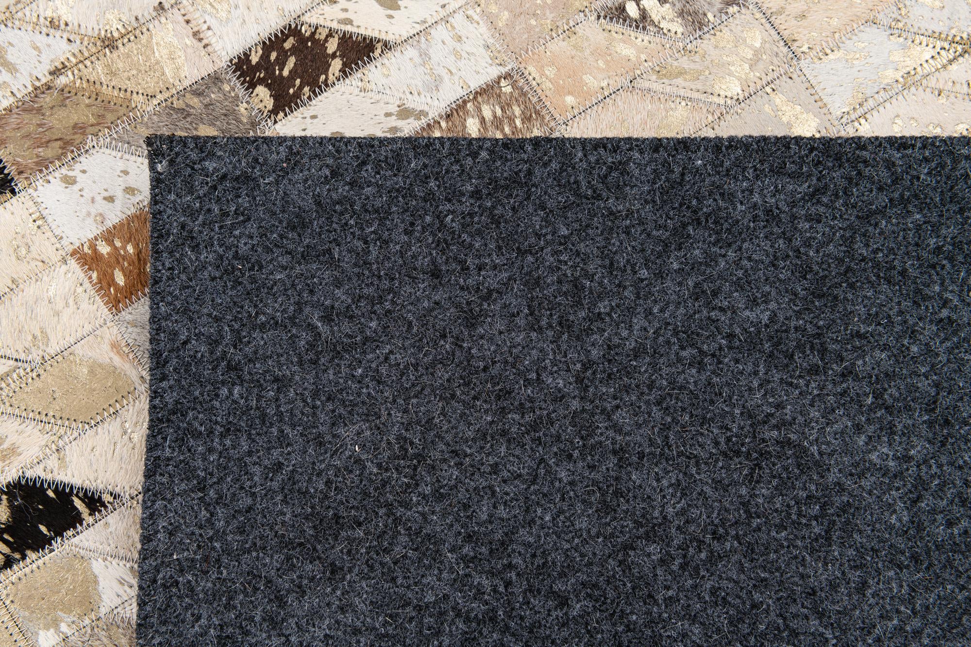 5' 6 x 7' 6 Cowhide Stocks Rug