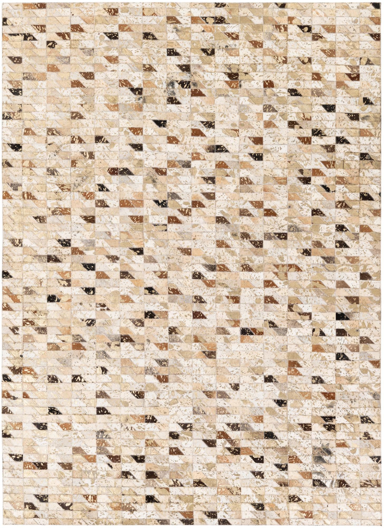 5' 6 x 7' 6 Cowhide Stocks Rug