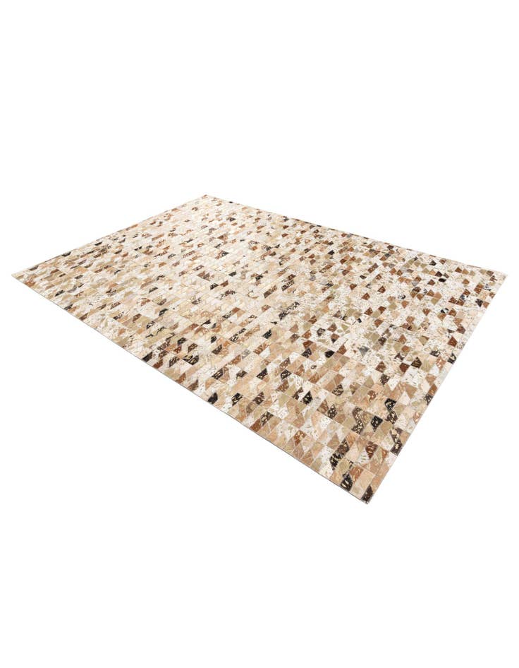 Detail image of 5' 4 x 7' 5 Cowhide Stocks Rug