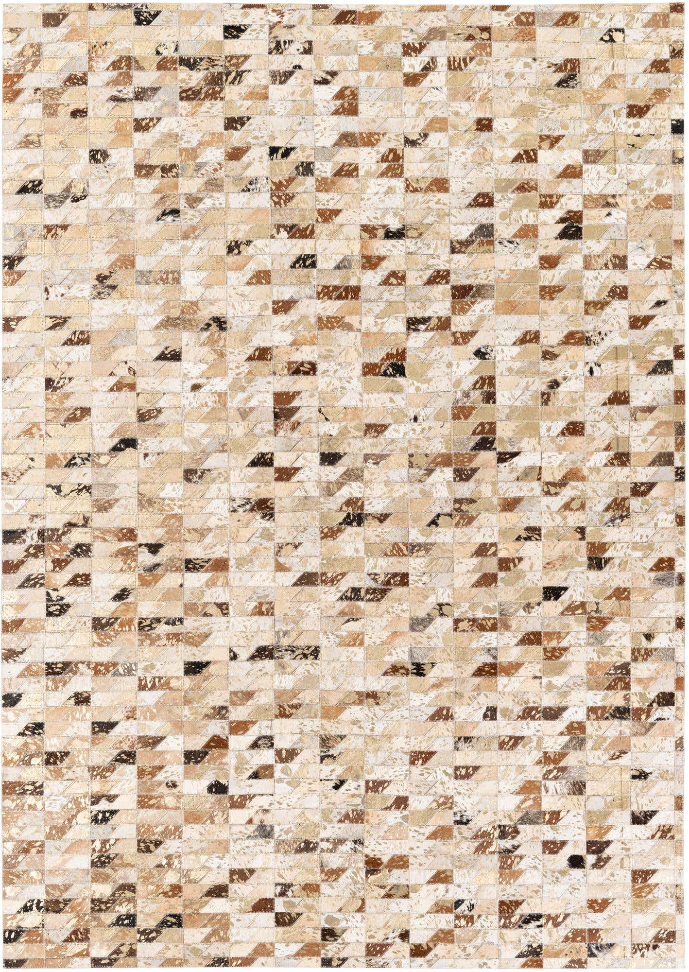 5' 4 x 7' 5 Cowhide Stocks Rug