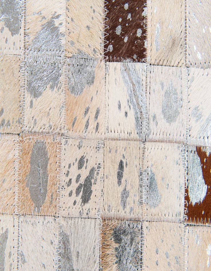 Detail image of 5' 1 x 7' 11 Cowhide Stocks Rug