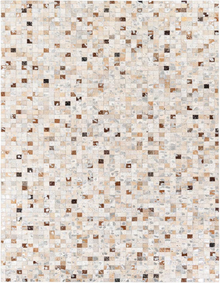 Detail image of 5' 1 x 7' 11 Cowhide Stocks Rug