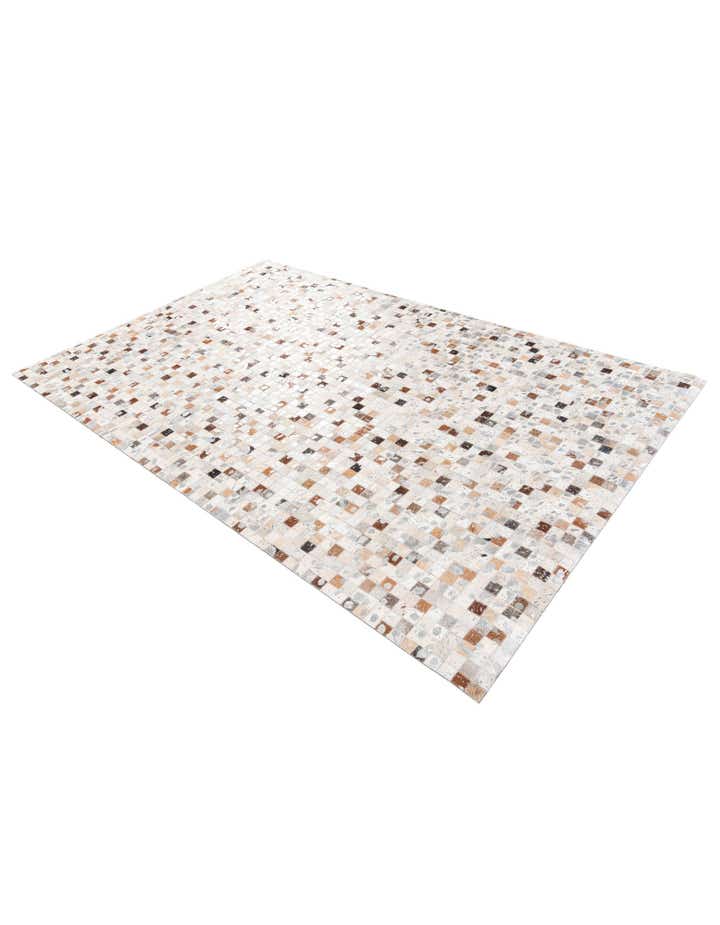 5' 1 x 8' Cowhide Stocks Rug