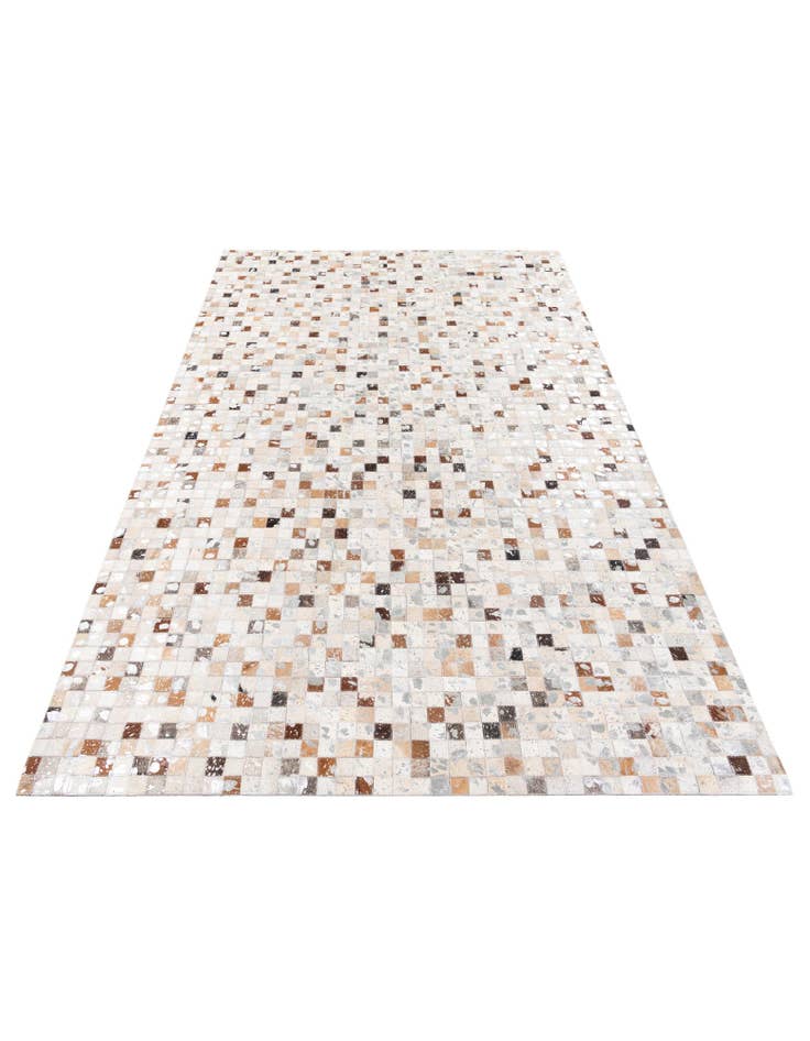 Detail image of 5' 1 x 8' Cowhide Stocks Rug