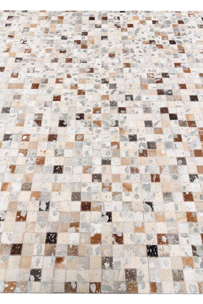 5' 1 x 8' Cowhide Stocks Rug