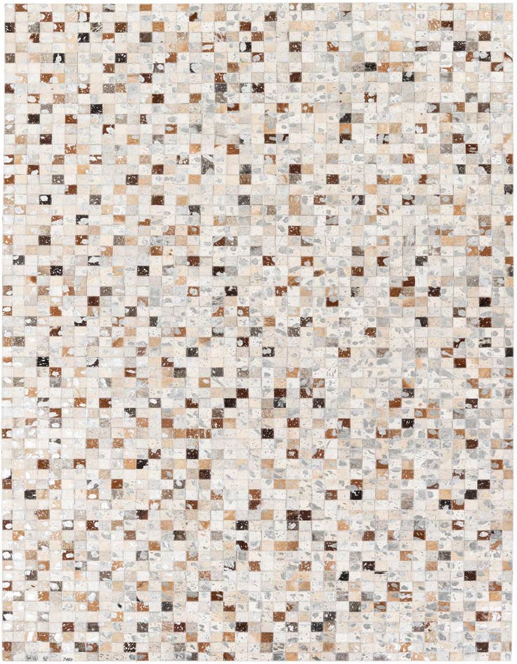 Detail image of 5' 1 x 8' Cowhide Stocks Rug
