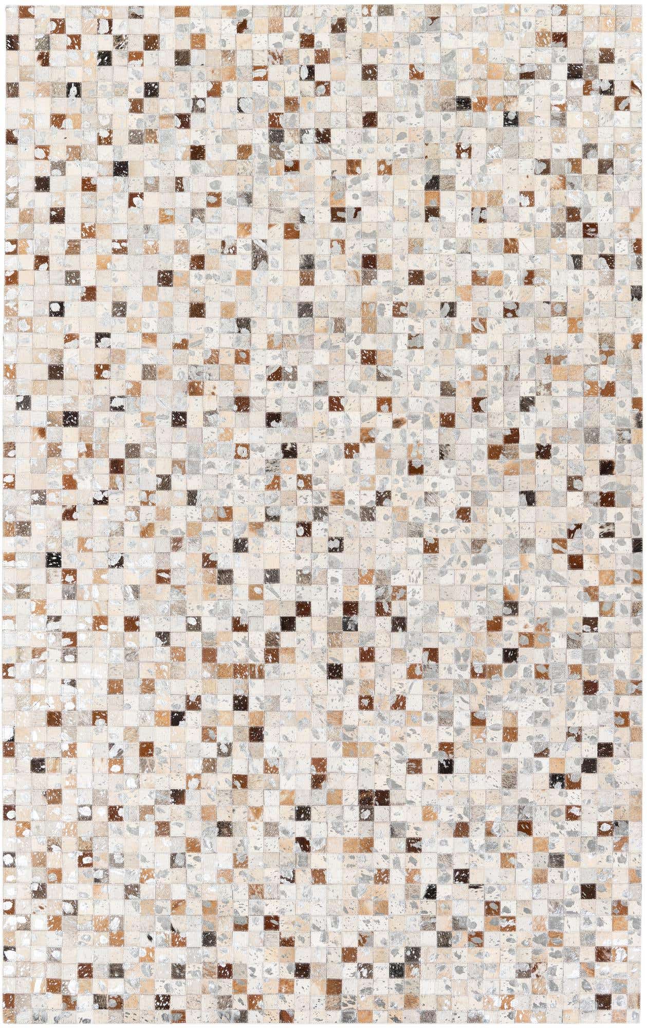 5' 1 x 8' Cowhide Stocks Rug