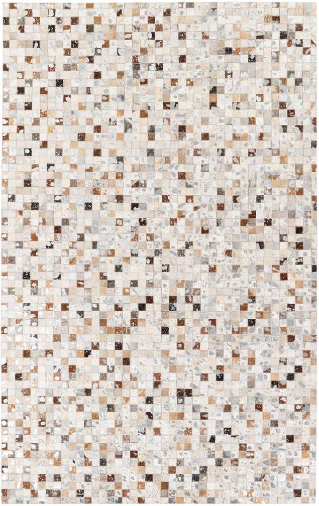 5' 1 x 8' Cowhide Stocks Rug