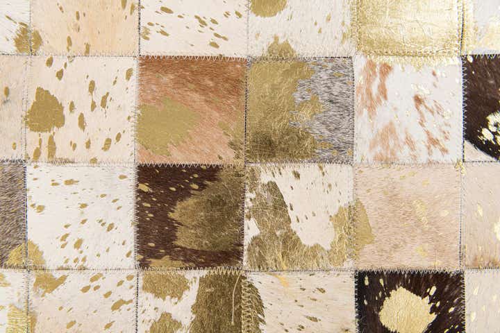 5' x 7' 11 Cowhide Stocks Rug