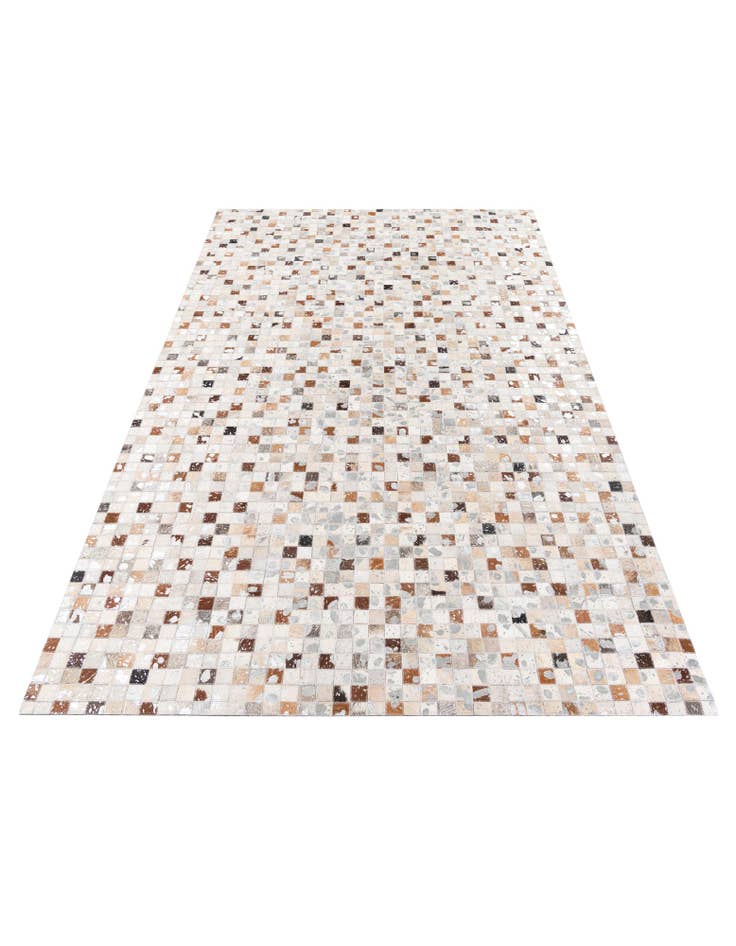 Detail image of 5' x 8' Cowhide Stocks Rug