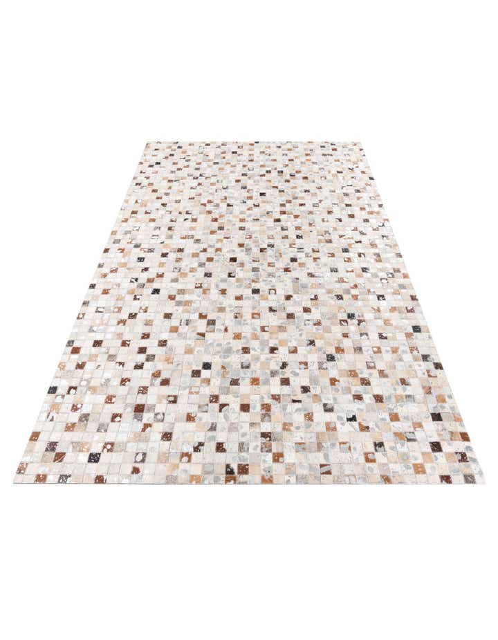 5' x 8' Cowhide Stocks Rug