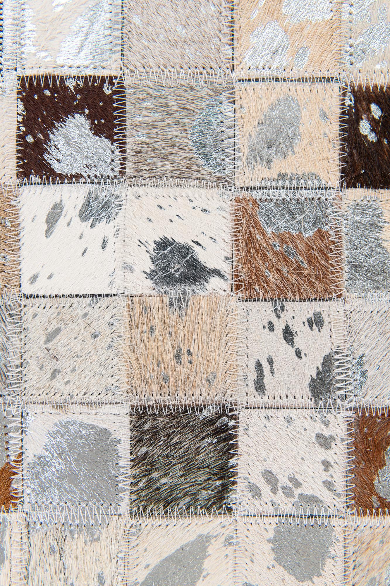 5' x 8' Cowhide Stocks Rug