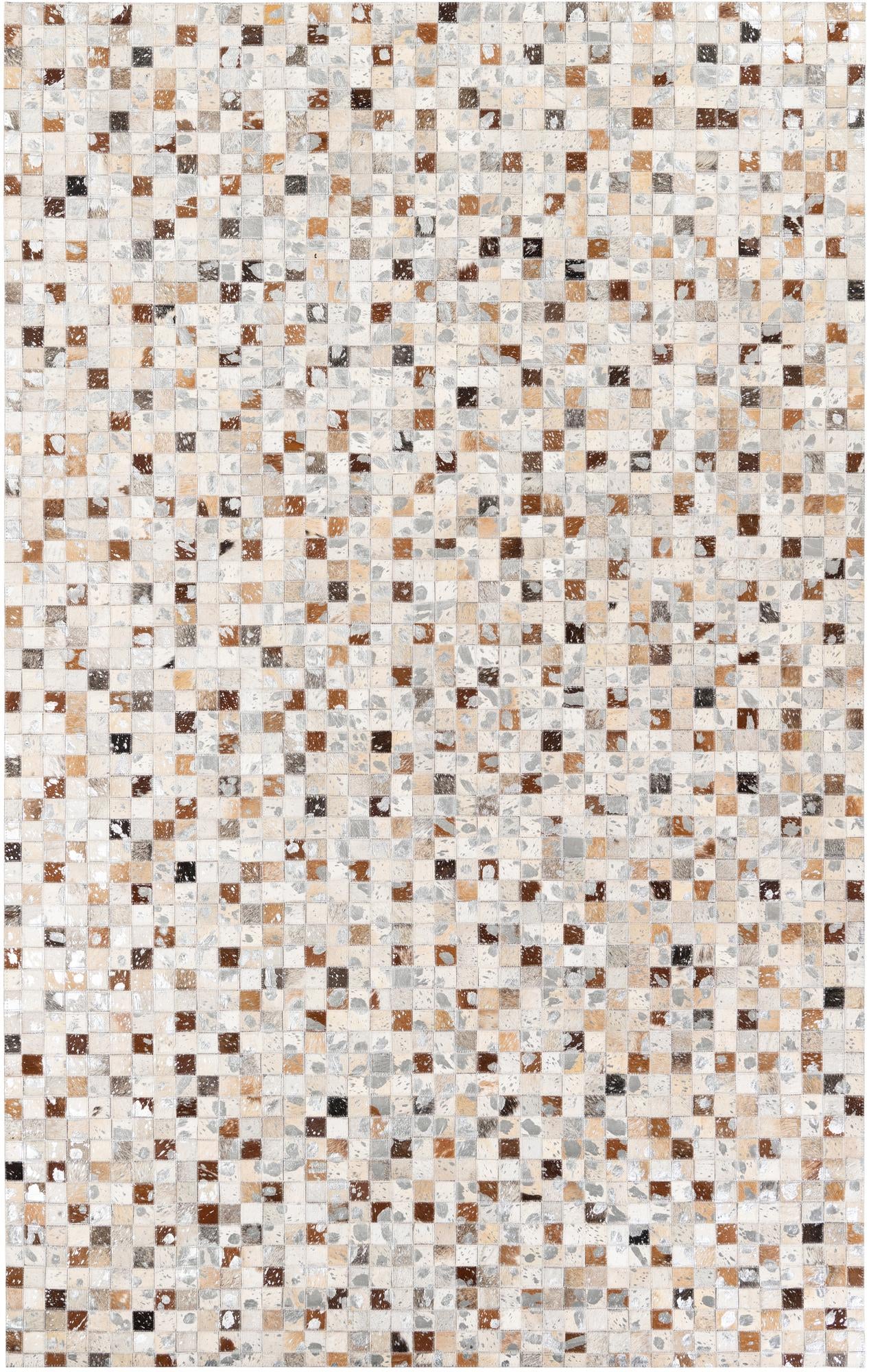 5' x 8' Cowhide Stocks Rug