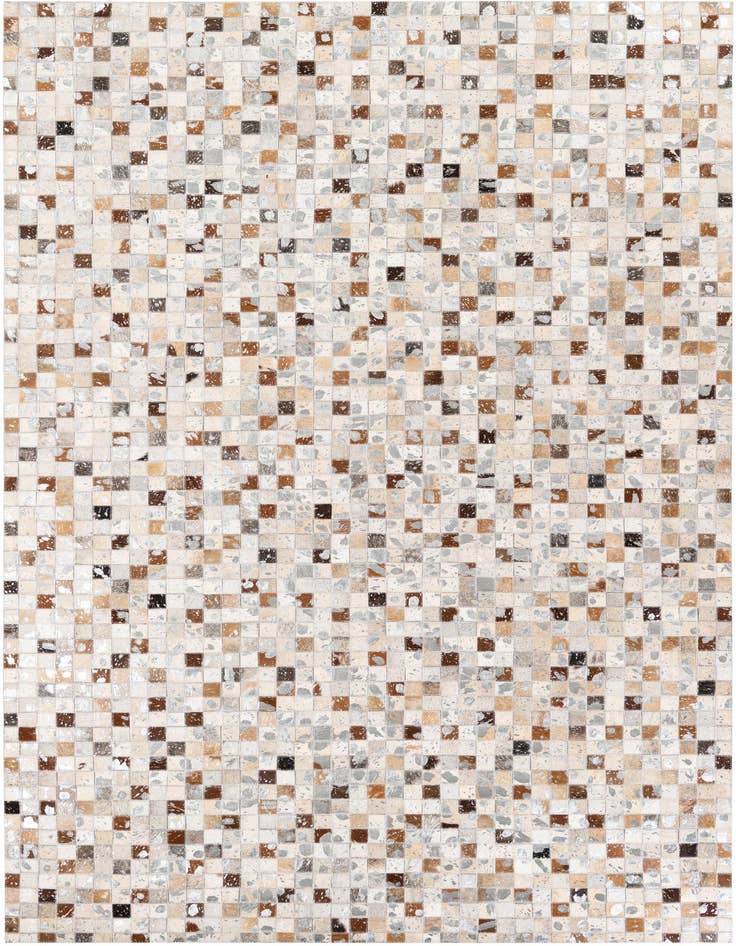 Detail image of 5' x 8' Cowhide Stocks Rug